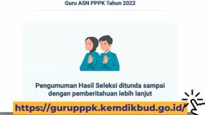 Pengumuman hasil seleksi kompetensi PPPK Guru Tahun 2022 yang semula dijadwalkan pada hari Kamis (2/2/2023) ditunda. |Foto: Instagram@ bkngoidofficial.