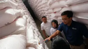 Persediaan pupuk subsidi di Gudang Lini III Cibolang, Kecamatan Cisaat, Kabupaten Sukabumi, September 2024.| Foto: Istimewa