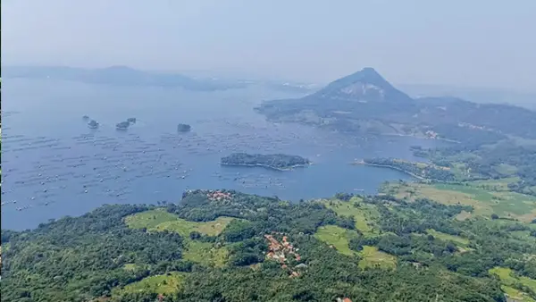 View Waduk Jatiluhur dari Puncak Gunung Lembu. | Instagram/@wauliakhamil (Sumber : Instagram/@wauliakhamil)