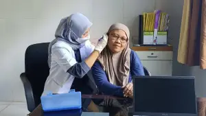 Cek kesehatan gratis di Puskesmas Kalibunder Sukabumi (Sumber Foto: Istimewa)