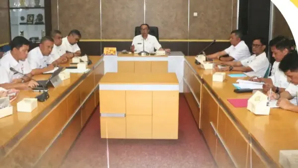 Rapat koordinasi pembentukan koperasi merah putih di seluruh desa di Kabupaten Sukabumi (Sumber: dokpim Kabupaten Sukabumi)