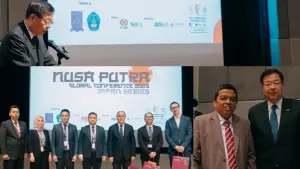 Wali Kota Aizu-Wakamatsu, Shouhei Muroi, bersama Atase Pendidikan dan Kebudayaan KBRI Tokyo, Prof. Dr. Amzul Rifin, secara resmi membuka Nusa Putra Global Conferences Series Japan 2025 pada Selasa, 22 April 2025 | Foto : Istimewa