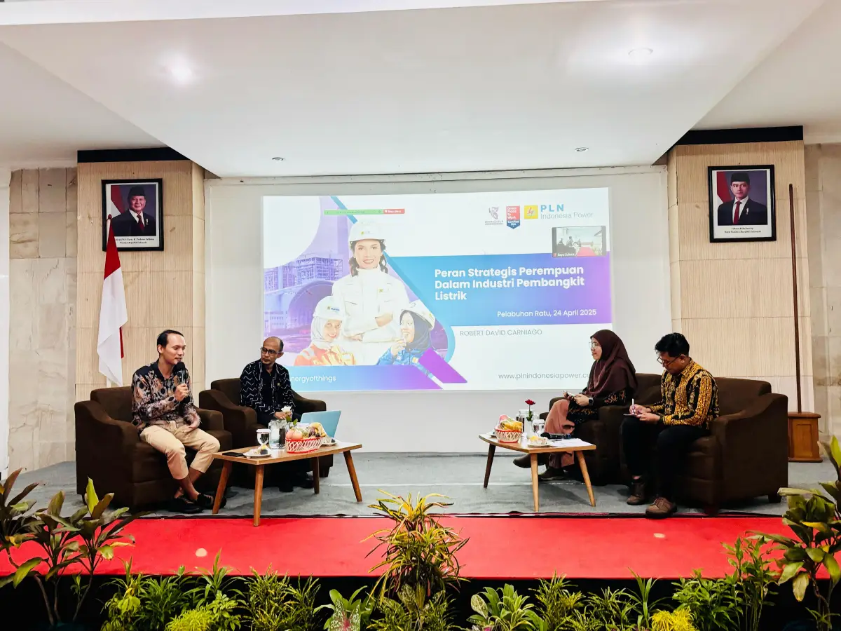 Seminar dan Diskusi: Keadilan Gender dan Inklusi Sosial dalam Transisi Energi diselenggarakan oleh Yayasan Rumah Energi melalui proyek Pro Women 3 (Sumber : Dok PLTU)