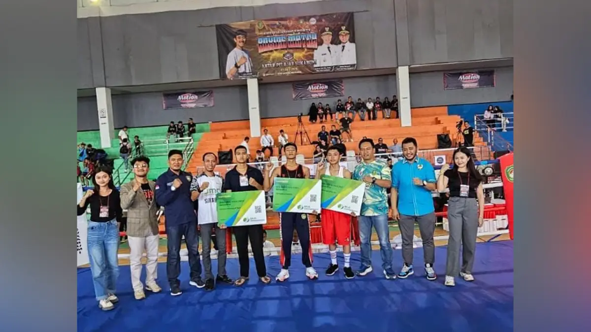 47 Atlet Tinju dalam Kejuaraan Wali Kota Sukabumi Cup Terlindungi BPJS Ketenagakerjaan