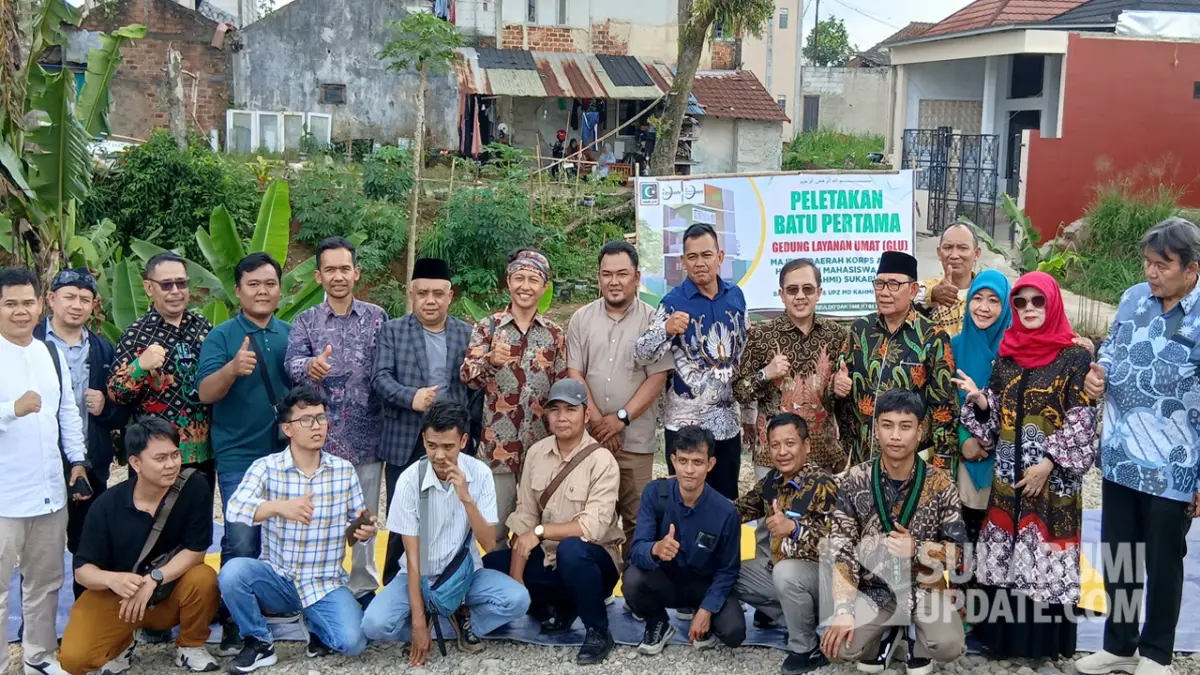 Peletakan Batu Pertama Gedung Layanan Umat MD KAHMI Sukabumi, Target Rampung 2030