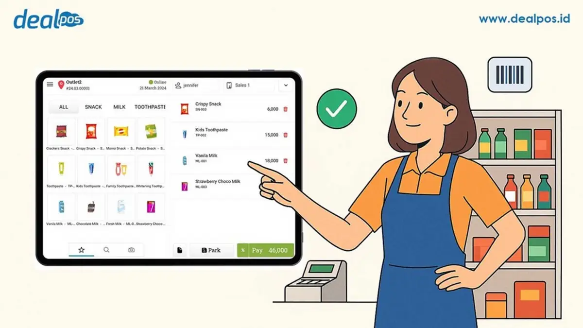 Kelola Stok Barang di Minimarket Lebih Mudah dengan DealPOS