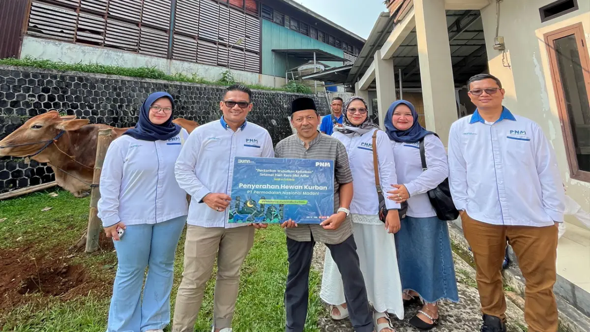 PNM Teruskan Bentuk Syukur HUT ke-26 Lewat Sedekah Kurban di 26 Titik