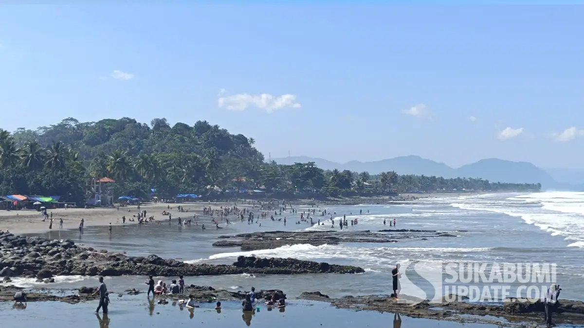 Dua Ribu Lebih Wisatawan Kunjungi Pantai di Sukabumi Selama Libur Idul Adha 2025