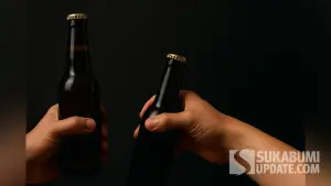 Ilustrasi minuman keras atau miras. (Sumber Foto: AI)