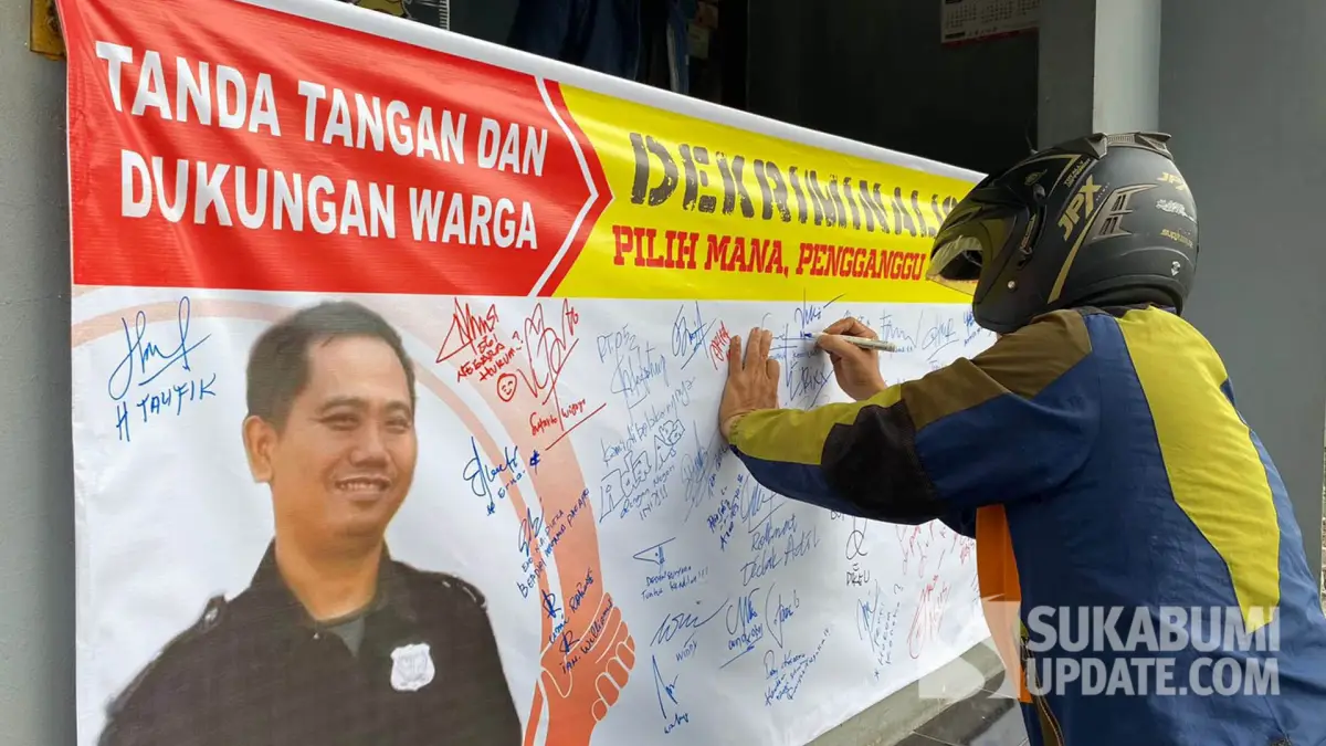 Warga Genting Puri Sukabumi Ramai-ramai Dukung Apri, Satpam Tersangka Usai Amankan OTK