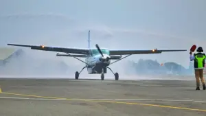 Pesawat maskapai asal Jawa Barat, Susi Air, di Bandara Husein Sastranegara (BDO). | Foto: Humas Jabar