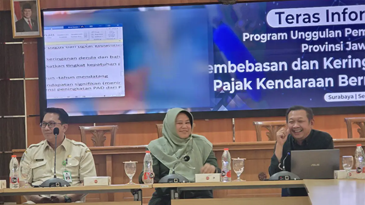 Pemutihan PKB Konsisten Dilaksanakan, Pemprov Jatim Sukses Jaga Keseimbangan Tiga Hal