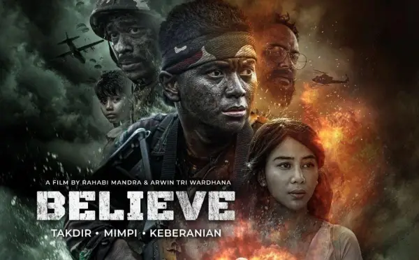 Poster Film Believe Takdir Mimpi dan Keberanian, Sinopsis Film Believe Takdir Mimpi dan Keberanian: Kisah Tentang Cita Cinta dan Negara (Sumber : X/@puspen_tni)