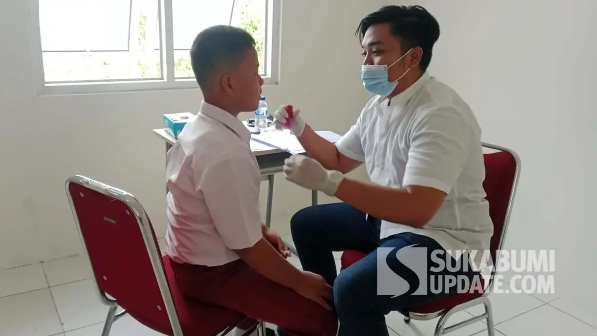 PKG Warnai MPLS Sekolah Rakyat Sukabumi, Puskesmas Cibadak Cek Kesehatan Siswa Baru