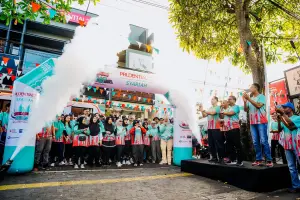 PT Prudential Sharia Life Assurance (Prudential Syariah) menyelenggarakan program Sukabumi Sehat: Satu Langkah Sejuta Manfaat belum lama ini. (Sumber : Istimewa)