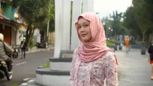 Aziizah Muta’aliyah (14 tahun), Kelas X SMP Hayatan Thoyyibah, Kota Sukabumi | Foto : @artsic_entertainment