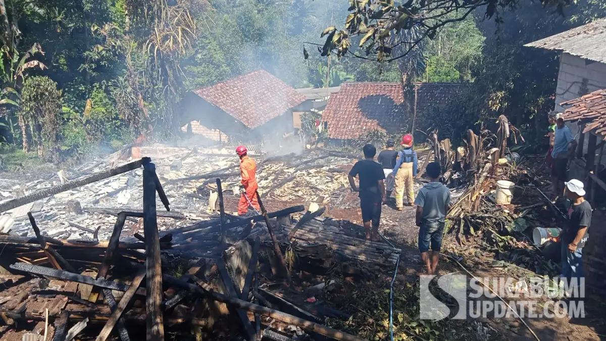 Home Industri Kukumul dan Kandang Terbakar di Kalapanunggal, 8 Kambing Terpanggang