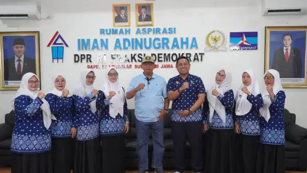 Iman Adinugraha, Anggota Komisi VII DPR RI bersama Himpaudi di Rumas Aspirasi | Foto : Dok. Rumah Aspirasi