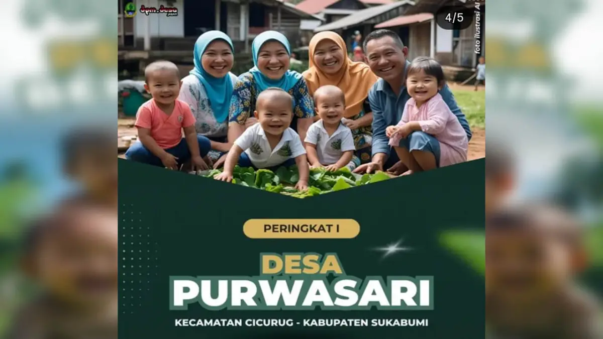 Desa Purwasari Sukabumi Raih Juara Pertama Penanganan Stunting Tingkat Jabar 2025