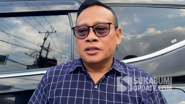 Muhammad Jaenudin, Anggota DPRD Provinsi Jawa Barat saat melaksanakan Reses ke-III di Desa Limbangan, Kecamatan Sukaraja, Kabupaten Sukabumi, Selasa (22/7/2025). | Foto: SU/Asep Awaludin