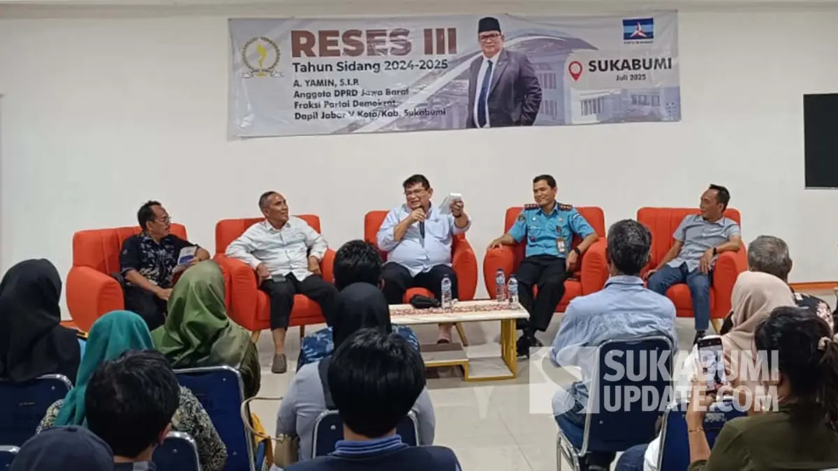 Reses di Palabuhanratu, A Yamin Serap Aspirasi Nelayan soal Dermaga dan BBM