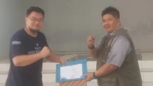 Sosialisasi Mitigasi Bencana yang digelar di aula desa Cidadap, Sabtu (26/7/2025). (Sumber: dok bpbd)