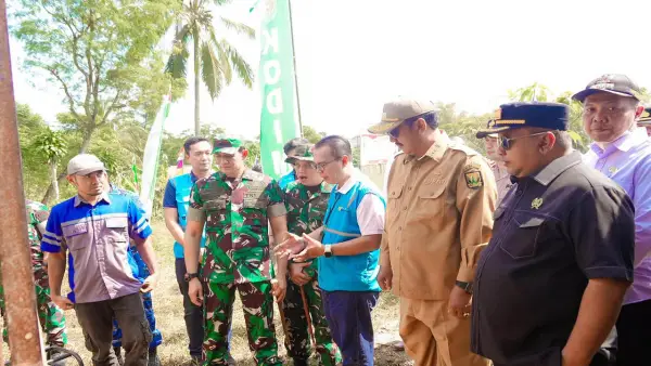 PLN Indonesia Power hadiri pembukaan TMMD ke-125 di Desa Langkapjaya, Kecamatan Lengkong, Kabupaten Sukabumi | Foto : PLN Indonesia Power
