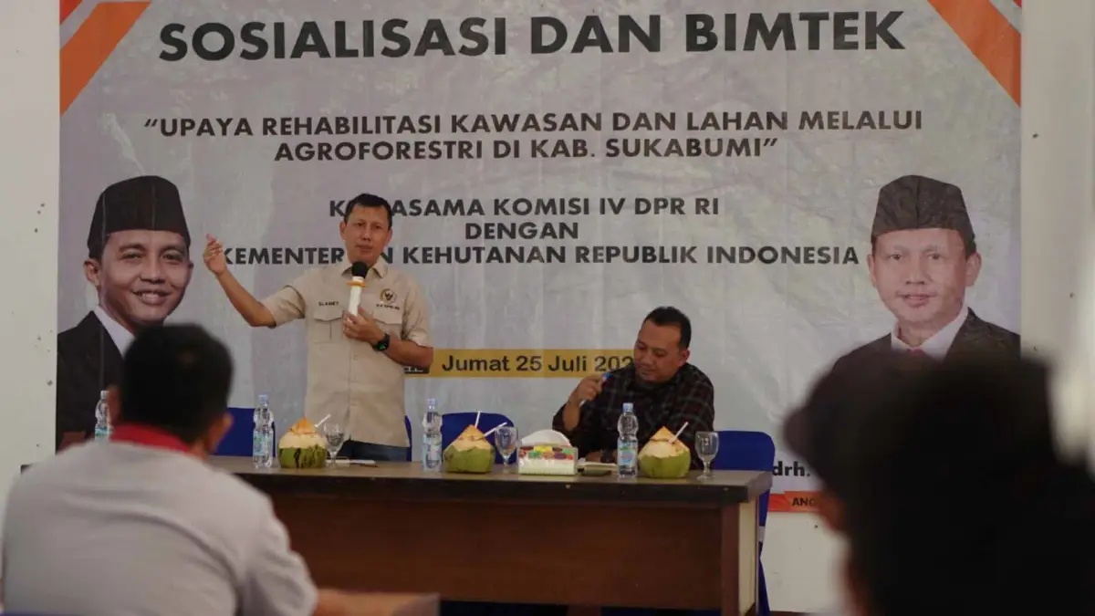 Rawat Masa Depan, Slamet Bawa Sukabumi Jadi Percontohan Rehabilitasi Lahan Lewat Agroforestri
