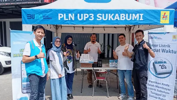 PLN Sukabumi open booth bersamaan dengan peringatan Hari Koperasi yang dilaksanakan di Jalan Baru Sukaraja, Pasirhalang, Sukaraja, Kabupaten Sukabumi pada tanggal 26 Juli 2025 | Foto : DOk. PLN Sukabumi
