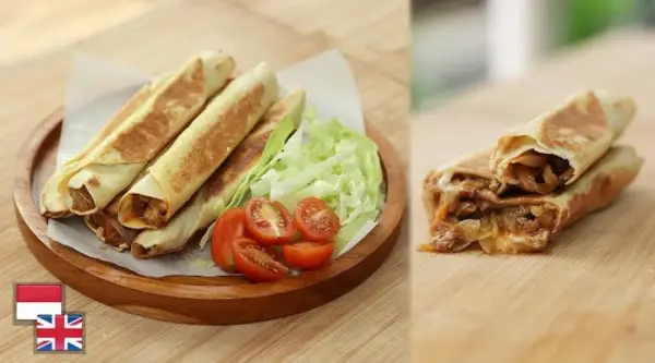 Kebab ayam frozen food ala chef Devina Hermawan (Sumber : Youtube /@devinahermawan)