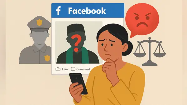 Ilustrasi.  Kasus Dugaan Olok-olok KH Fajar Laksana, Pemilik Akun ‘Euis Lisnawati’ Angkat Bicara. (Sumber Foto: AI)
