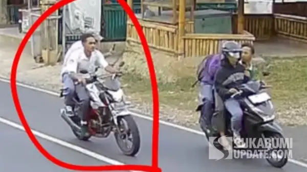 Pelajar bacok pelajar di Cikidang Kabupaten Sukabumi (Sumber: CCTV)