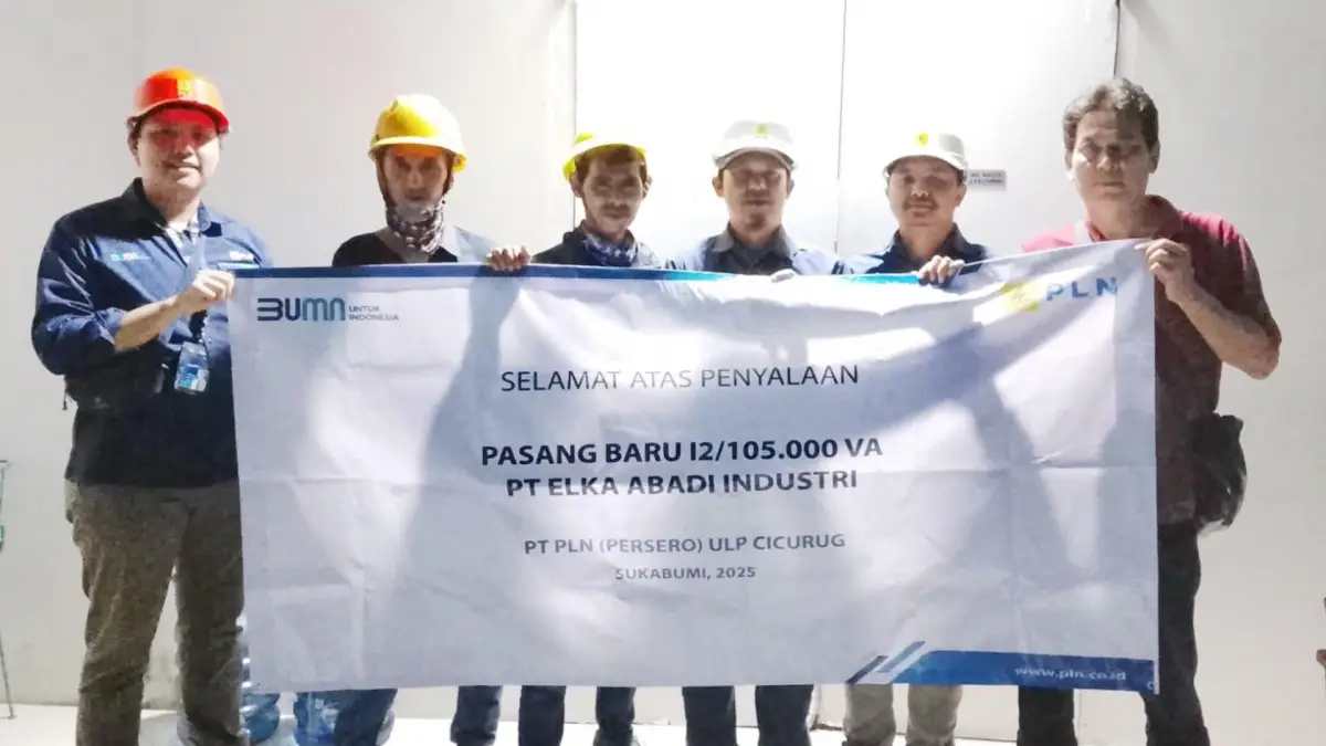 PLN Dukung Usaha PT Elka Abadi Industri, Sambung Daya 105 kVA
