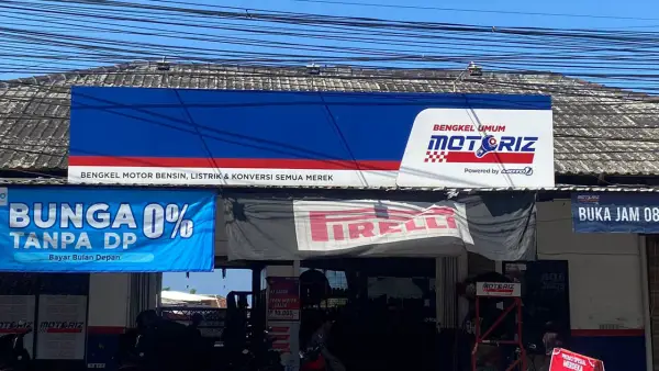 Bengkel Motoriz terletak di Jalan RA Kosasih, Kelurahan Subangjaya, Kecamatan Cikole, Kota Sukabumi. | Foto: SU/Asep Awaludin