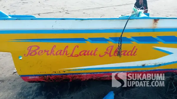 Salah satu perahu yang telah bersandar di wilayah pantai Tegalbuleud, Kabupaten Sukabumi, Rabu (6/8/2025). | Foto: Istimewa