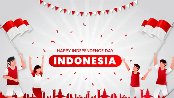 Ilustrasi - Semarakkan HUT RI ke-80 dengan semangat persatuan, cinta tanah air, dan tekad membangun negeri (Sumber : Freepik.com/@Freepik).
