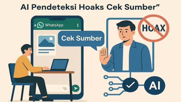 Masyarakat Antifitnah Indonesia (Mafindo) dan CekSumber (https://ceksumber.id/) mengintensifkan sosialisasi chatbot berbasis artificial intelligence (AI) bernama CekSumber | Foto : Dok. Mafindo