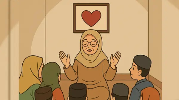 Ilustrasi - Janji Surga dengan Infak Rp 1 Juta? Kasus Umi Cinta Bikin Resah Warga (Sumber : AI/ChatGPT).