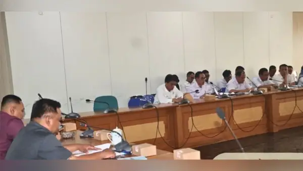 Raker Banggar DPRD Kabupaten Sukabumi bersama TAPD terkait perubahan APBD 2025. (Sumber: Dokpim Pemkab Sukabumi)