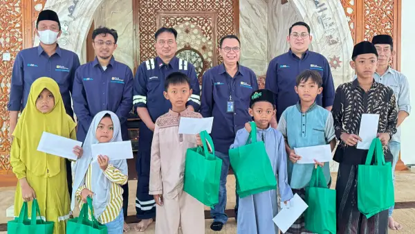 PT PLN Indonesia Power Unit Bisnis Pembangkitan (UBP) Jabar 2 Pelabuhan Ratu menyelenggarakan kegiatan Santunan Anak Yatim dan Doa Bersama. Bertempat di Masjid Nurul Iman kawasan PLTU Pelabuhan Ratu. (Sumber: dok PLN IP UBP JPR)