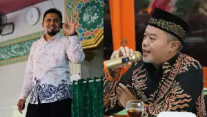 Ketua DPTD PKS Kabupaten Sukabumi Herwan Gunawan (kiri) dan Ketua DPTD PKS Kota Sukabumi Danny Ramdhani (kanan). | Foto: Istimewa