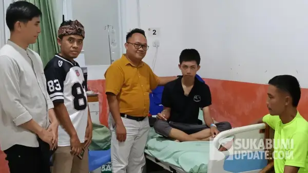 Gs atau Geri, remaja korban amuk massa masih menjalani perawatan di RSUD Palabuhanratu Sukabumi (Sumber: SU/Ilyas)
