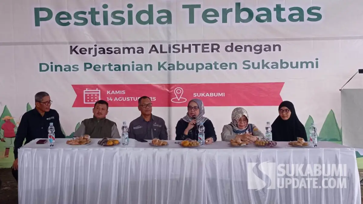 Distan Sukabumi Latih Petani Gunakan Pestisida Terbatas Secara Aman dan Sesuai Aturan
