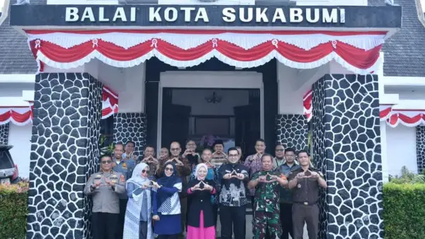Pemkot Sukabumi terima Kunjungan Kerja Komite I DPD RI Aanya Rina Casmayanti di Balai Kota, Kamis (14/8/2025) | Foto : Dokpim