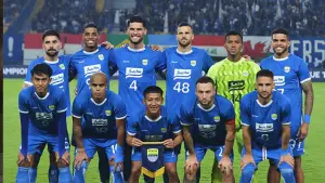 Skuad Persib Bandung saat menghadapi Manila Digger di Play Off AFC Champion Leageu Two 2025/2026. (Sumber : Instagram/@Marcklok).