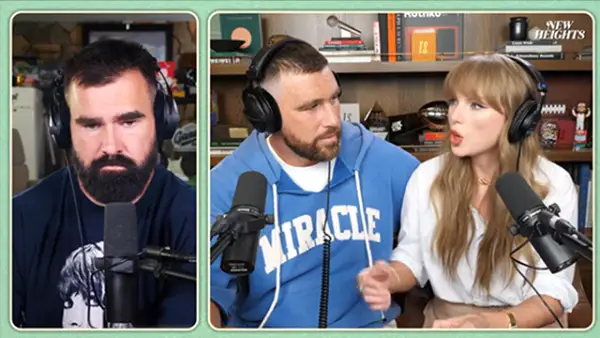Podcast New Heights: Country hingga pop dan folk Swift, ciptakan narasi karier yang tak tertandingi, menempatkan Taylor Swift sebagai salah satu artis paling berpengaruh dan sukses sepanjang masa. (Sumber : Youtube New Height).