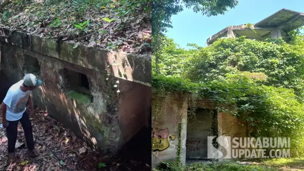Bunker, Pos Jaga, dan Dermaga. Bangunan jejak Belanda di Ujunggenteng Sukabumi | Foto : Ragil Gilang