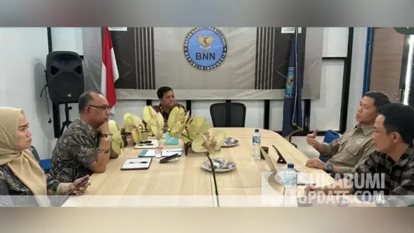 Agenda kolaborasi lintas lembaga jajaran DPMD di Aula TAT BNNK Sukabumi. | Foto: Istimewa