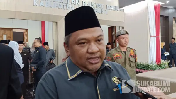 Ketua DPRD Kabupaten Sukabumi Budi Azhar Mutawali. (Sumber Foto: SU/Ilyas)