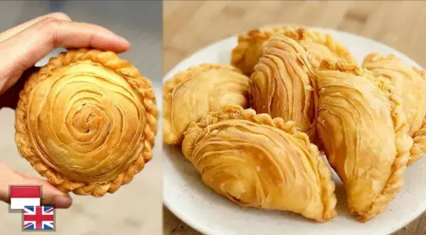 Tampilan Curry Puff Ayam Pedas ala Chef Devina Hermawan (Sumber : Youtube /@devinahermawan)